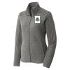 Women's Heather Microfleece Full Zip Jacket Women's Heather Microfleece Full Zip Jacket Thumbnail