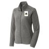 Women's Heather Microfleece Full Zip Jacket Women's Heather Microfleece Full Zip Jacket Thumbnail