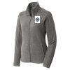 Women's Heather Microfleece Full Zip Jacket Women's Heather Microfleece Full Zip Jacket Thumbnail