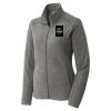 Women's Heather Microfleece Full Zip Jacket Women's Heather Microfleece Full Zip Jacket Thumbnail