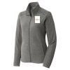 Women's Heather Microfleece Full Zip Jacket Women's Heather Microfleece Full Zip Jacket Thumbnail