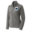 Women's Heather Microfleece Full Zip Jacket Women's Heather Microfleece Full Zip Jacket Thumbnail