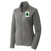 Women's Heather Microfleece Full Zip Jacket Women's Heather Microfleece Full Zip Jacket Thumbnail