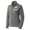 Women's Heather Microfleece Full Zip Jacket Women's Heather Microfleece Full Zip Jacket Thumbnail