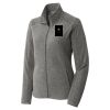Women's Heather Microfleece Full Zip Jacket Women's Heather Microfleece Full Zip Jacket Thumbnail