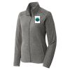Women's Heather Microfleece Full Zip Jacket Women's Heather Microfleece Full Zip Jacket Thumbnail