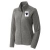 Women's Heather Microfleece Full Zip Jacket Women's Heather Microfleece Full Zip Jacket Thumbnail