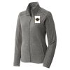 Women's Heather Microfleece Full Zip Jacket Women's Heather Microfleece Full Zip Jacket Thumbnail