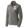 Women's Heather Microfleece Full Zip Jacket Women's Heather Microfleece Full Zip Jacket Thumbnail