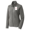 Women's Heather Microfleece Full Zip Jacket Women's Heather Microfleece Full Zip Jacket Thumbnail