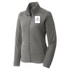 Women's Heather Microfleece Full Zip Jacket Women's Heather Microfleece Full Zip Jacket Thumbnail