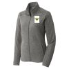 Women's Heather Microfleece Full Zip Jacket Women's Heather Microfleece Full Zip Jacket Thumbnail