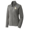Women's Heather Microfleece Full Zip Jacket Women's Heather Microfleece Full Zip Jacket Thumbnail