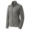 Women's Heather Microfleece Full Zip Jacket Women's Heather Microfleece Full Zip Jacket Thumbnail