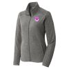 Women's Heather Microfleece Full Zip Jacket Women's Heather Microfleece Full Zip Jacket Thumbnail