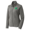 Women's Heather Microfleece Full Zip Jacket Women's Heather Microfleece Full Zip Jacket Thumbnail