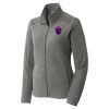 Women's Heather Microfleece Full Zip Jacket Women's Heather Microfleece Full Zip Jacket Thumbnail
