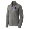 Women's Heather Microfleece Full Zip Jacket Women's Heather Microfleece Full Zip Jacket Thumbnail