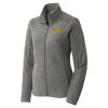 Women's Heather Microfleece Full Zip Jacket Women's Heather Microfleece Full Zip Jacket Thumbnail