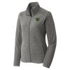 Women's Heather Microfleece Full Zip Jacket Women's Heather Microfleece Full Zip Jacket Thumbnail