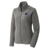 Women's Heather Microfleece Full Zip Jacket Women's Heather Microfleece Full Zip Jacket Thumbnail