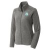 Women's Heather Microfleece Full Zip Jacket Women's Heather Microfleece Full Zip Jacket Thumbnail