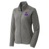 Women's Heather Microfleece Full Zip Jacket Women's Heather Microfleece Full Zip Jacket Thumbnail