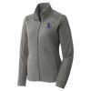 Women's Heather Microfleece Full Zip Jacket Women's Heather Microfleece Full Zip Jacket Thumbnail