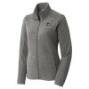Women's Heather Microfleece Full Zip Jacket Women's Heather Microfleece Full Zip Jacket Thumbnail