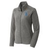 Women's Heather Microfleece Full Zip Jacket Women's Heather Microfleece Full Zip Jacket Thumbnail