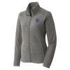 Women's Heather Microfleece Full Zip Jacket Women's Heather Microfleece Full Zip Jacket Thumbnail