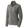 Women's Heather Microfleece Full Zip Jacket Women's Heather Microfleece Full Zip Jacket Thumbnail