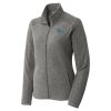 Women's Heather Microfleece Full Zip Jacket Women's Heather Microfleece Full Zip Jacket Thumbnail