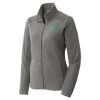 Women's Heather Microfleece Full Zip Jacket Women's Heather Microfleece Full Zip Jacket Thumbnail