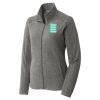 Women's Heather Microfleece Full Zip Jacket Women's Heather Microfleece Full Zip Jacket Thumbnail