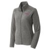 Women's Heather Microfleece Full Zip Jacket Women's Heather Microfleece Full Zip Jacket Thumbnail