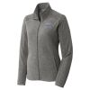 Women's Heather Microfleece Full Zip Jacket Women's Heather Microfleece Full Zip Jacket Thumbnail