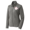 Women's Heather Microfleece Full Zip Jacket Women's Heather Microfleece Full Zip Jacket Thumbnail